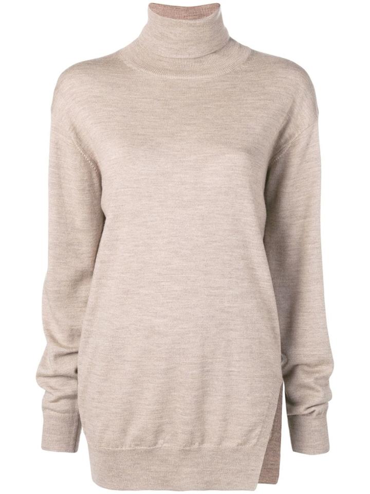 Iro Arno Roll Neck Sweater - Nude & Neutrals
