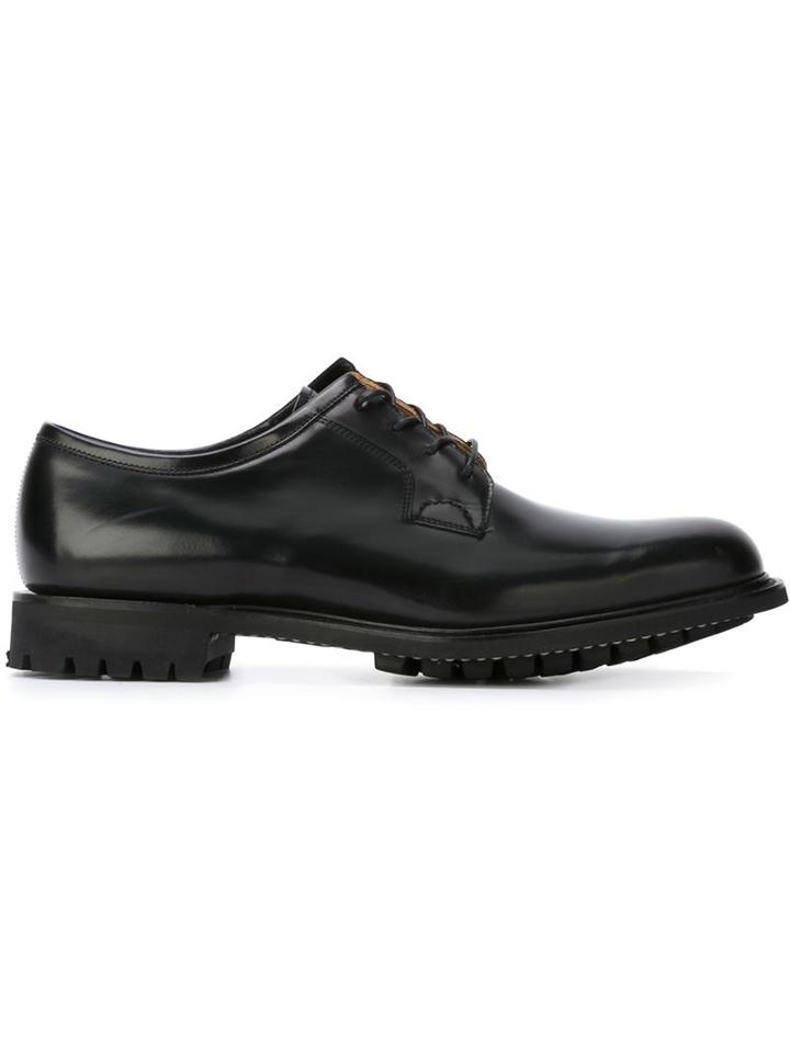 Church S Newbridge Derby Shoes, Men's, Size: 7, Black, Leather/rubber