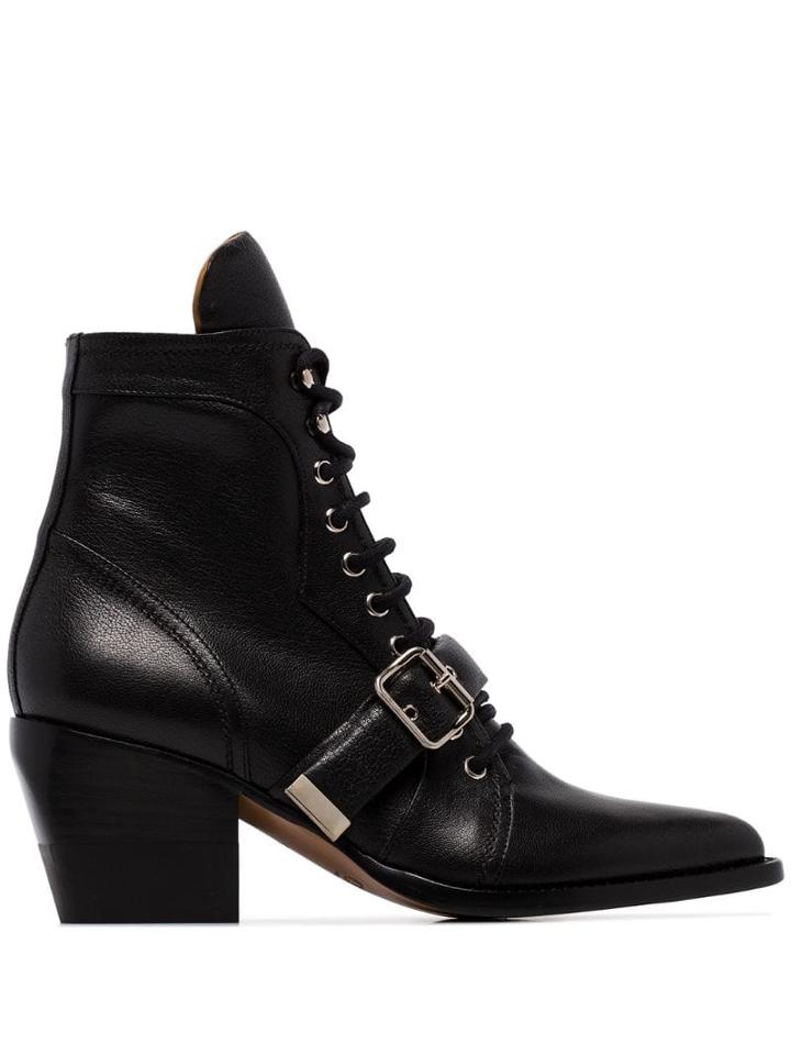 Chloé Rylee 60mm Ankle Boots - Black