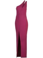 Likely One-shoulder Evening Dress - Red