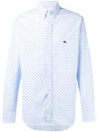 Etro - Geometric Pattern Shirt - Men - Cotton - 40, Blue, Cotton
