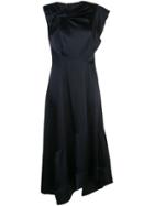 3.1 Phillip Lim Twist-neck Asymmetrical Dress - Black