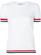 Thom Browne Contrast Trim T-shirt - White