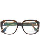 Victoria Beckham Tortoise Shell Optical Glasses - Brown