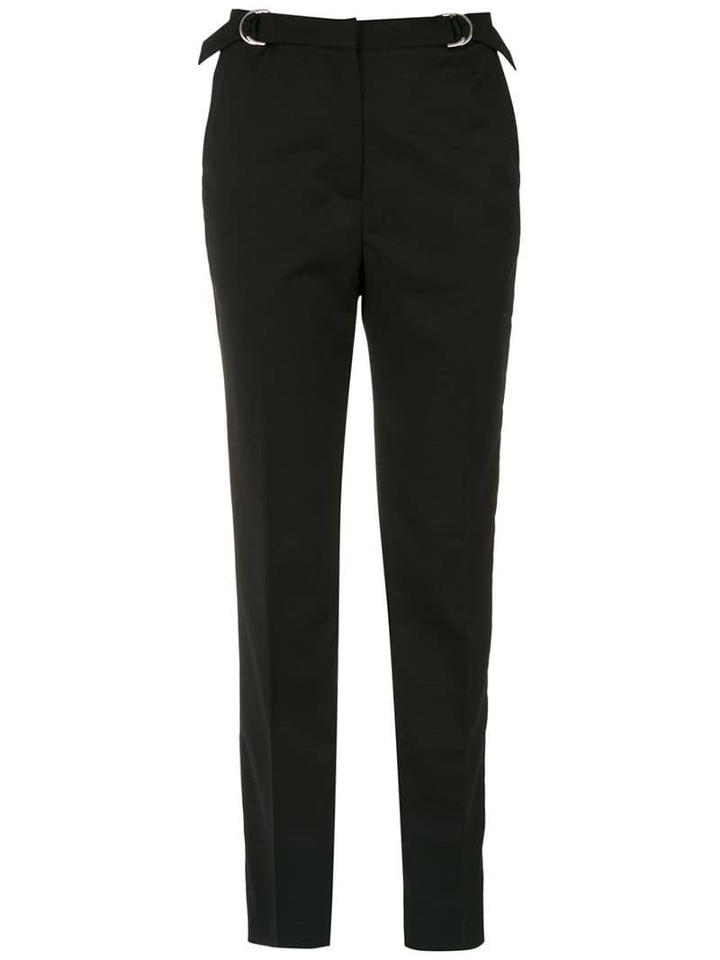 Reinaldo Lourenço Double Buckle Slim Trousers - Black