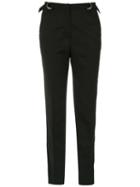 Reinaldo Lourenço Double Buckle Slim Trousers - Black