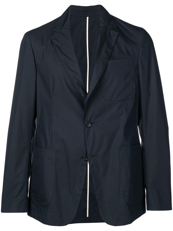 Salvatore Ferragamo Single-breasted Blazer - Blue