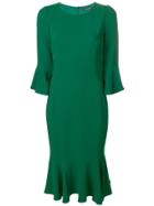 Dolce & Gabbana Pleated Hem Dress - Green