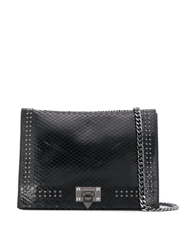 Marc Ellis Marc Ellis Meb122llizard Black Leather/fur/exotic