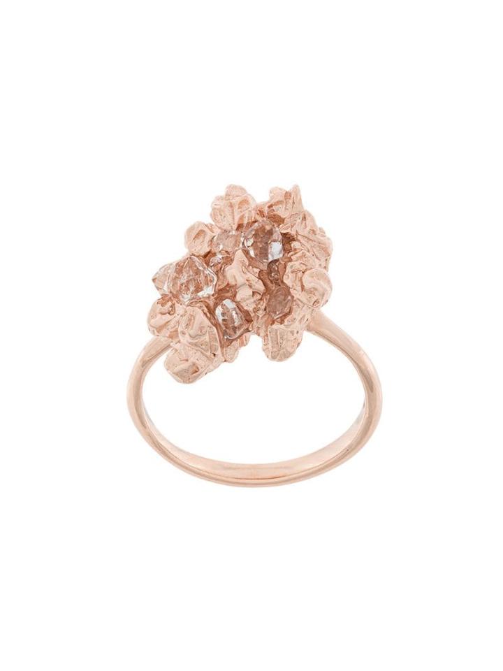 Niza Huang Under Earth Irregular Ring - Pink