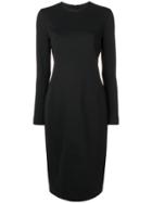 Joseph Fitted Midi Dress - Black