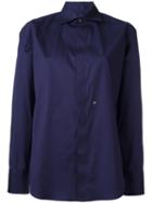 Dsquared2 Plain Shirt, Women's, Size: 42, Blue, Cotton/spandex/elastane