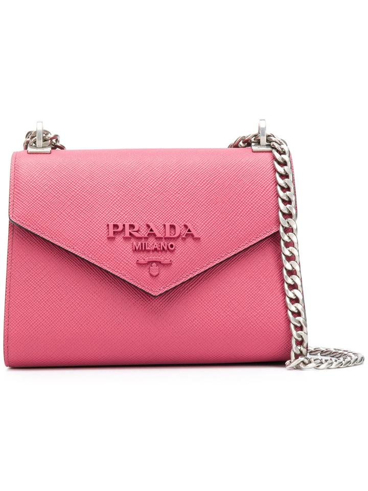 Prada Monochrome Cross Body Bag - Pink & Purple