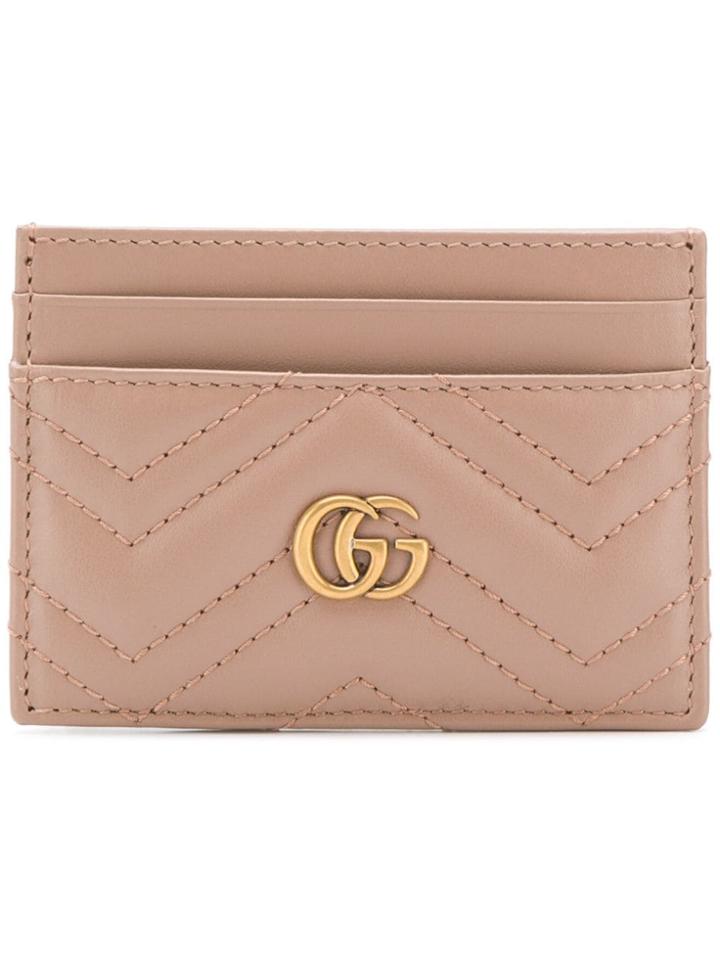 Gucci Double G Card Holder - Neutrals