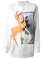 Givenchy Bambi Printed Sweatshirt, Women's, Size: Small, White, Cotton