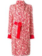 Emanuel Ungaro Printed Belt Dress