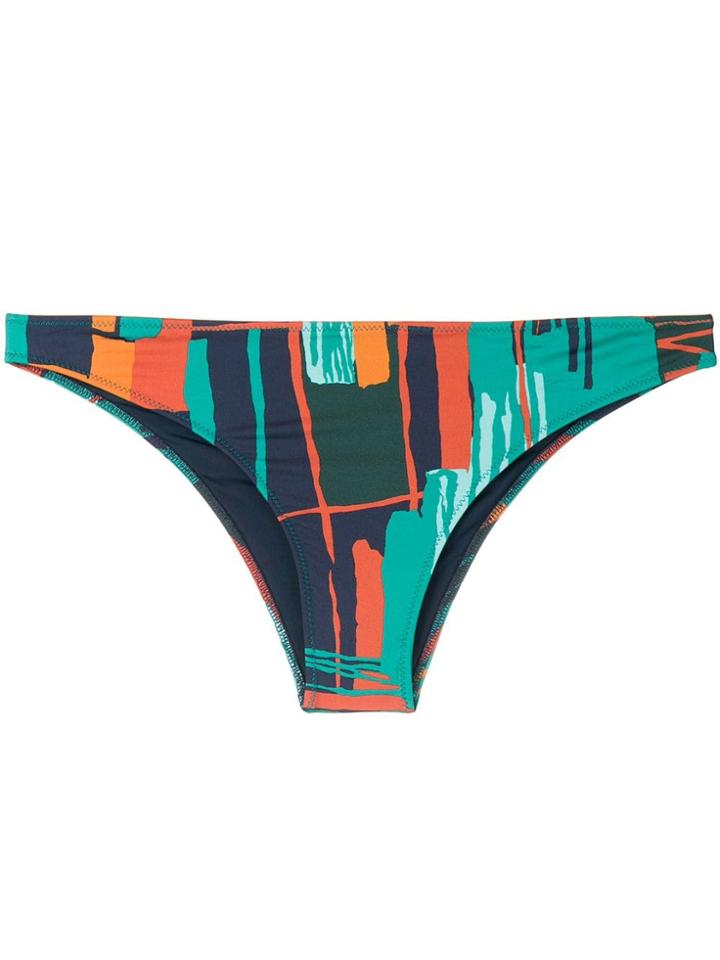 Roseanna Gallery Print Bikini Bottoms - Green