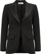 Faith Connexion Peaked Lapel Blazer, Women's, Size: 36, Black, Polyamide/polyester/spandex/elastane/virgin Wool