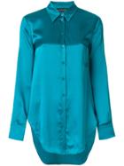 Twin-set Buttoned Slip Shirt - Blue