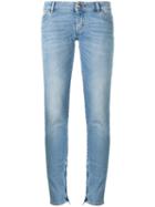 Philipp Plein - Skinny Jeans - Women - Cotton/polyester/spandex/elastane - 27, Blue, Cotton/polyester/spandex/elastane