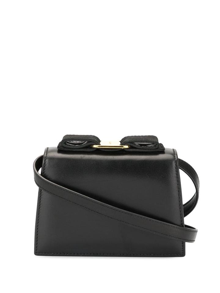 Salvatore Ferragamo Pre-owned Vara Bow Crossbody Bag - Black