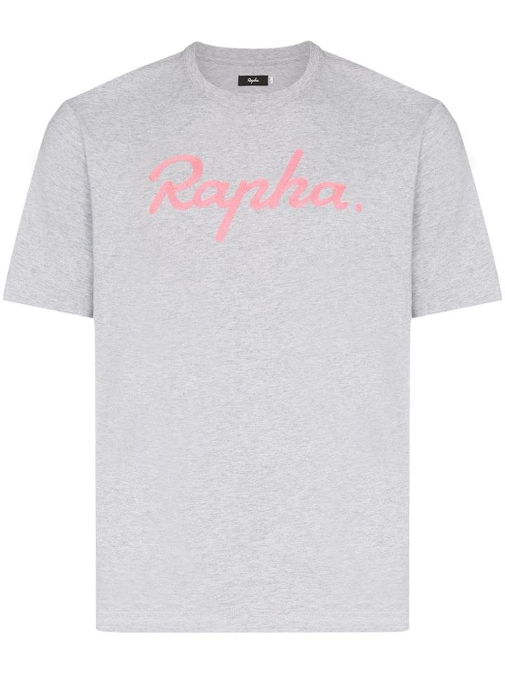 Rapha Logo Embroidered T-shirt - Grey