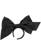 Moschino Oversized Bow Hairband - Black