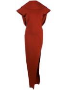 Rick Owens Theresa Side Slit Dress - Red