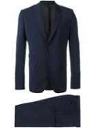 Givenchy Two Piece Suit, Men's, Size: 46, Blue, Cotton/acetate/cupro/wool