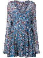Iro All-over Print Dress - Blue