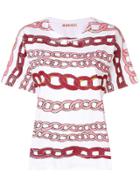 Marni Chain Link Print T-shirt - White
