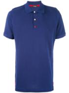 Kiton - Contrast Buttons Polo Shirt - Men - Cotton - M, Blue, Cotton