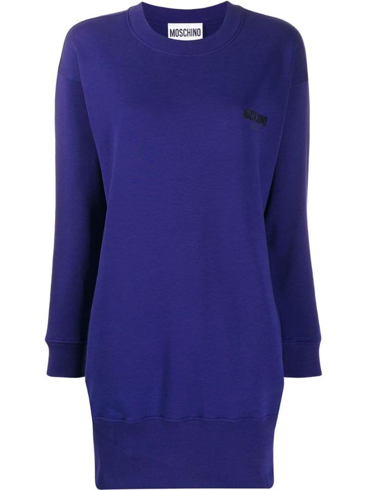 Moschino Sweatshirt Dress - Purple