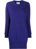 Moschino Sweatshirt Dress - Purple