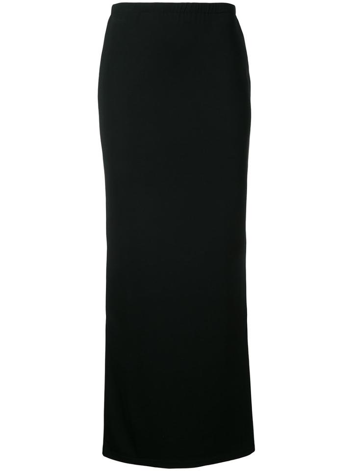 Haider Ackermann - Fitted Straight Skirt - Women - Spandex/elastane/viscose - S, Black, Spandex/elastane/viscose