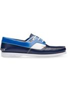 Prada Lace-up Boat Shoes - Blue