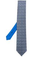 Prada Silk Tie - Blue