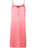 Luisa Cerano Spaghetti Strap Dress - Pink