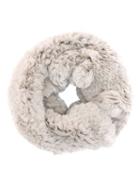 Yves Salomon Infinity Scarf, Women's, Grey, Rabbit Fur