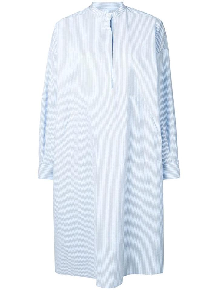 Mm6 Maison Margiela Oversized Shirt Dress - Blue