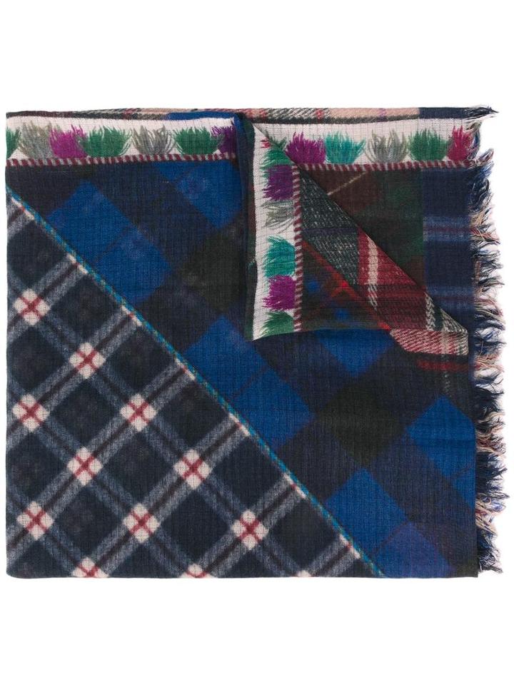 Pierre-louis Mascia Checked Scarf, Women's, Wool/silk