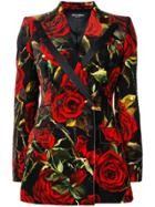 Dolce & Gabbana Floral Print Jacket - Black