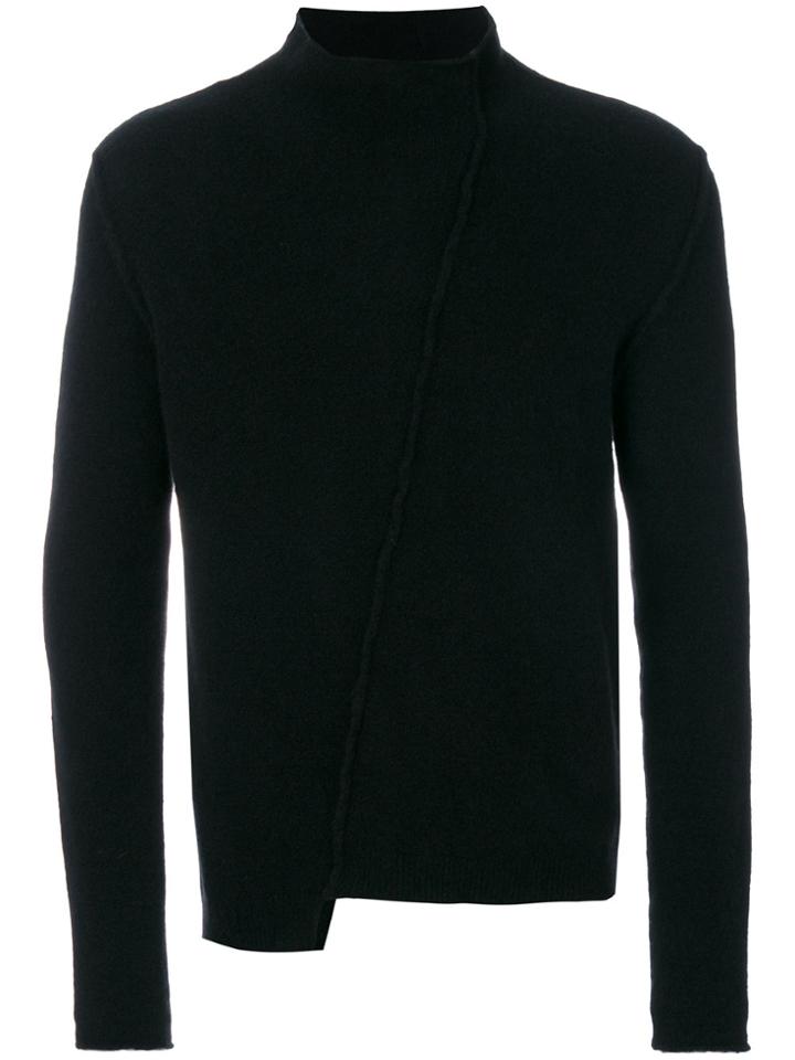 Isabel Benenato Turtle Neck Jumper - Black