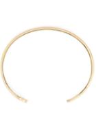 Miansai Thin Fish Hook Bangle, Women's, Size: S, Yellow/orange, Gold Vermeil