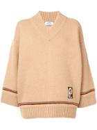 Prada Oversized Knitted Sweater - Neutrals