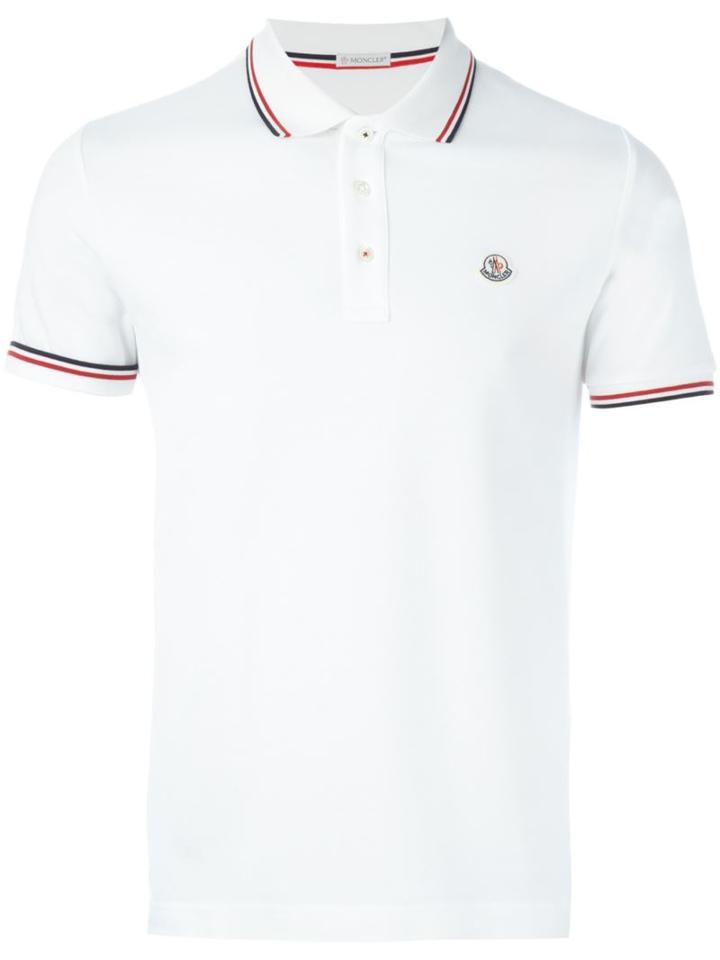 Moncler Short Sleeve Polo Shirt, Men's, Size: Xxl, Cotton