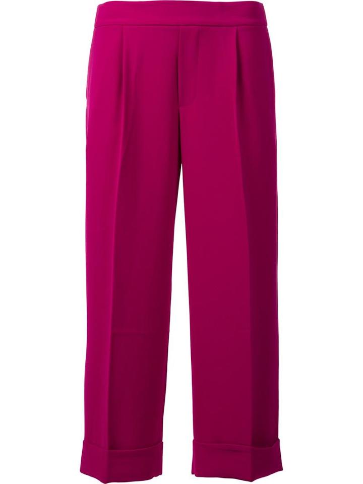 P.a.r.o.s.h. 'pirata' Trousers, Women's, Size: 38, Pink/purple, Polyester/spandex/elastane