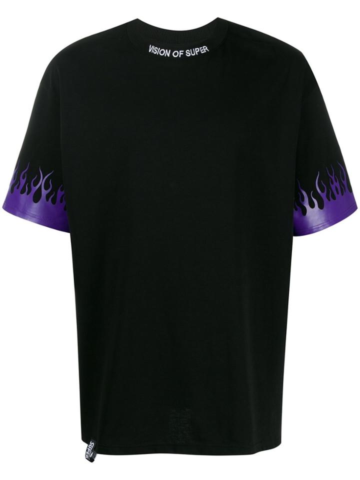 Vision Of Super Flaming T-shirt - Black