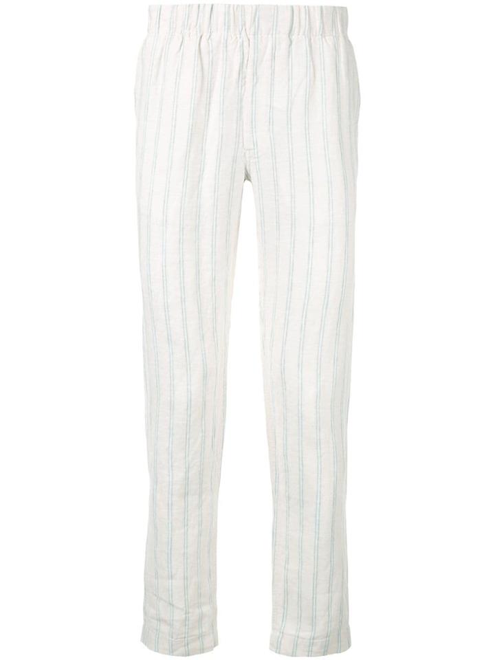 Venroy Striped Lounge Chinos - Neutrals