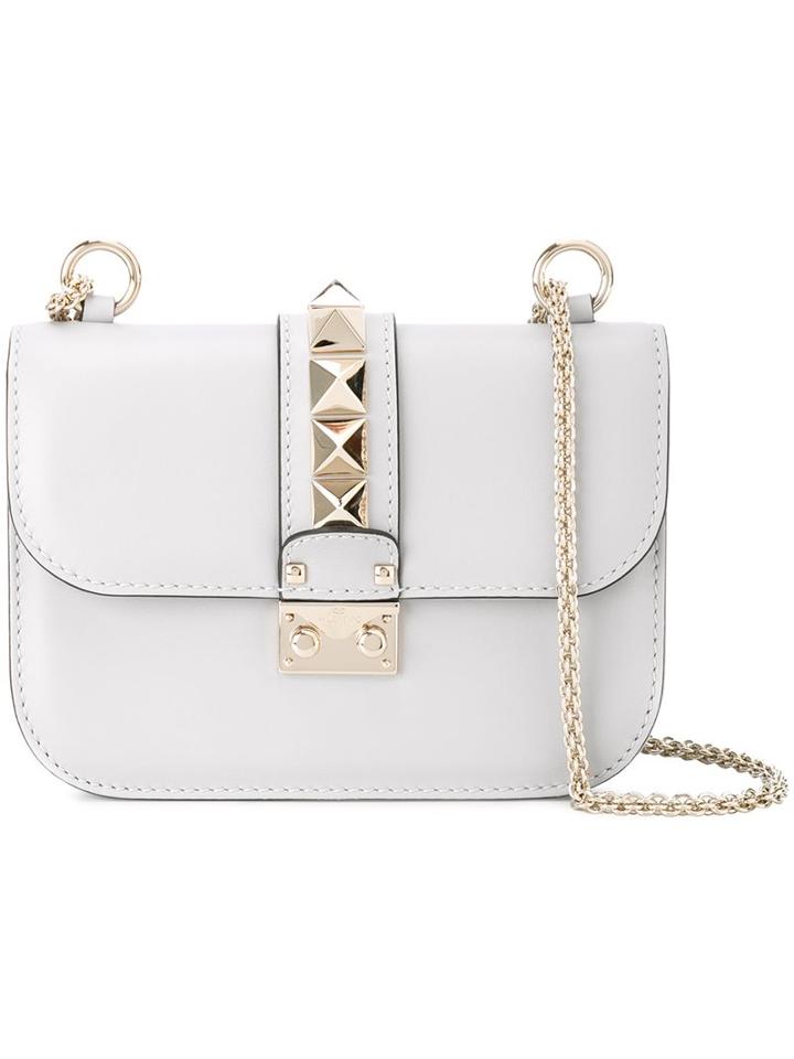Valentino Small 'glamlock' Shoulder Bag, Women's, Blue